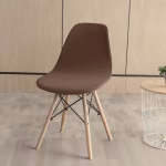 Pokrowiec na krzesło skandynawskie kolor Coffee, kawa